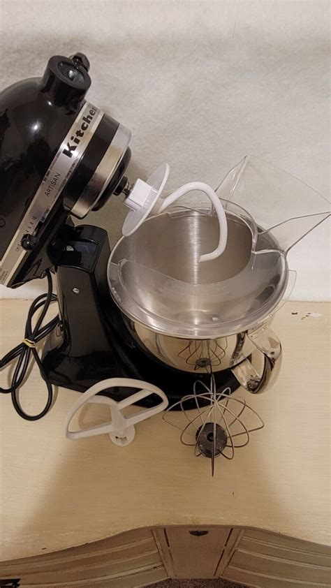 Kitchenaid Ksm150psob Artisan Series 5 Qt Tilt Head Stand Mixer Onyx