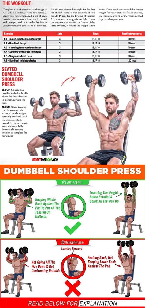 Dumbbell Shoulder Press Sitting Off 60