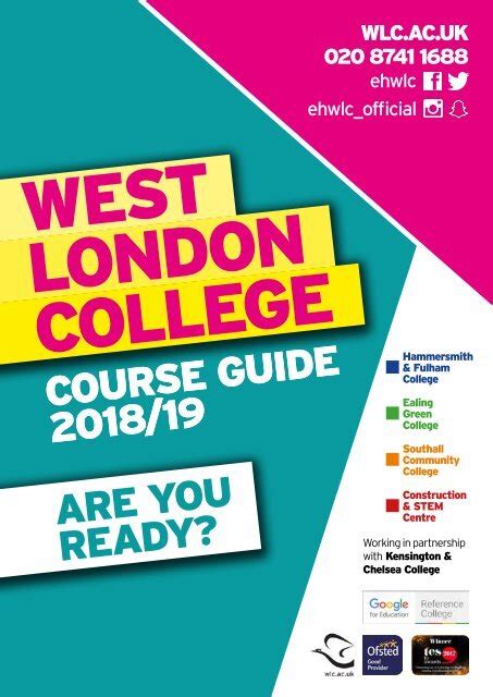 West London College Course Guide 18 19