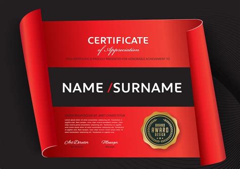 Premium Vector Premium Certificate Diploma Design Template