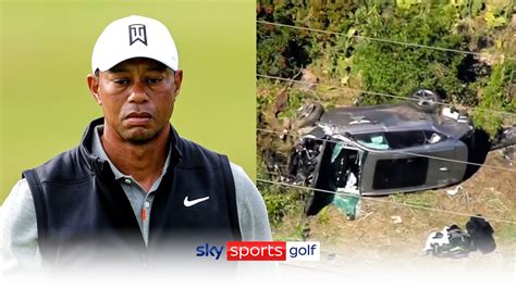 Tiger Woods Suffers Multiple Leg Injuries In Car Crash Youtube