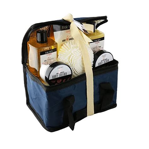 Spa Life All Natural Bath And Body Luxury Spa Gift Set Basket Mens