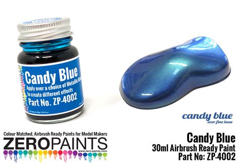 Candy Blue Paint 30ml Zp 4002 Zero Paints