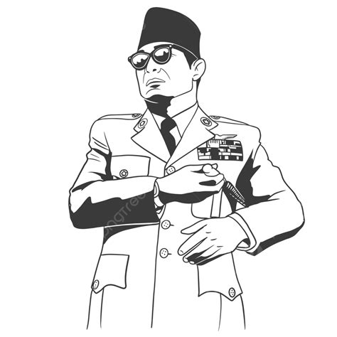 Soekarno Vector Hd Images Presiden Soekarno Bung Karno Soekarno