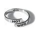 Hotwife Adjustable Stainless Steel Ring MFM Threesome Swinger Hot Wife QOS Queen Of Spades