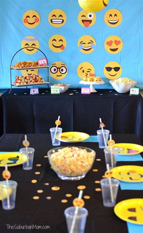Emoji Birthday Party Ideas Free Printables Decorations Food Ideas And More Emoji Birthday