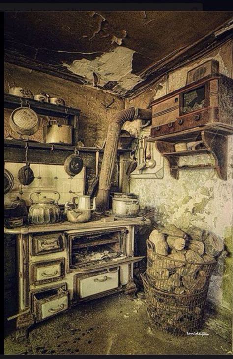 Abandoned But Still A Wonderful Study In Old Everyday Kitchen Items