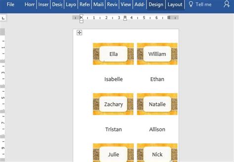 Type tent into the search templates on office online box and press enter. a gallery showing the tent card templates available in your version of word appears. How To Make Printable Place Cards in Word