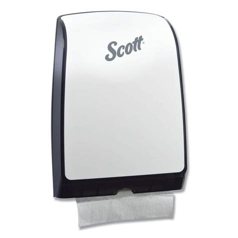 Scott White C Fold Pull Paper Towel Dispenser In The Paper Towel