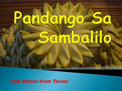 Pandanggo Sa Sambalilo Philippine Folk Dance
