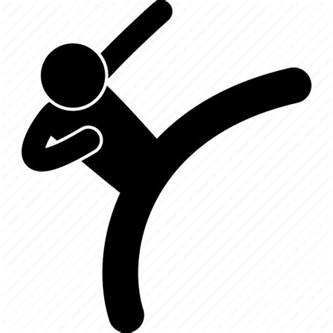 Kick Kicking Man Icon Download On Iconfinder
