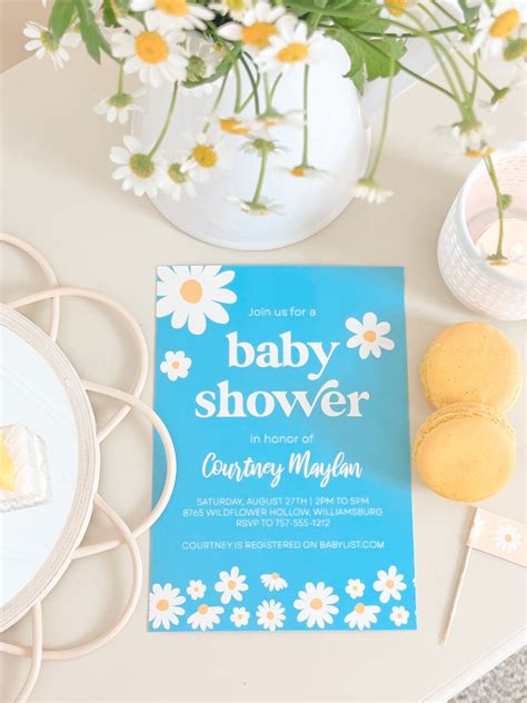Daisy Themed Baby Shower Fun365
