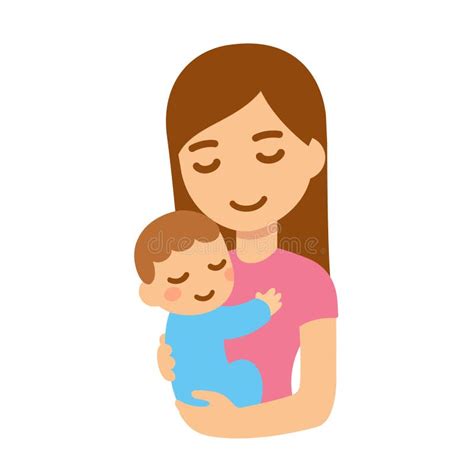 Madre Con El Bebé Ilustración Del Vector Ilustración De Bebé 94148029