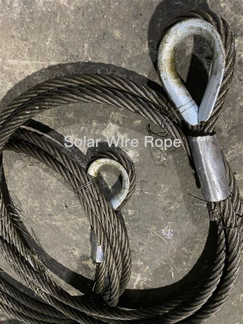 Thimble Eye Spliced X Iws Steel Wire Rope Sling