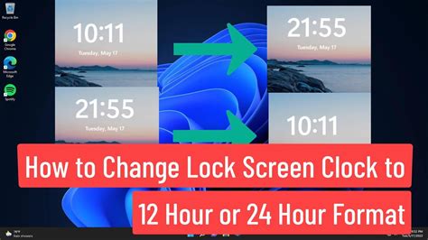 How To Change Lock Screen Clock To 12 Hour Or 24 Hour Format In Windows