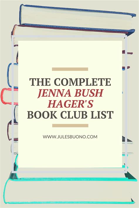 the complete and updated jenna bush hager s book club list book club reads book club list book