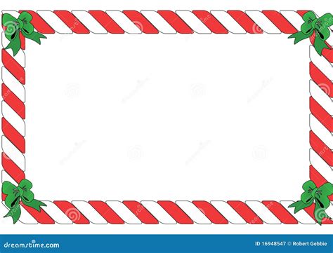 Red And White Striped Border Stock Illustration Illustration Of