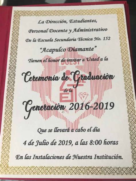 Collection Of Invitaciones De Graduacion Bachillerato Graduation