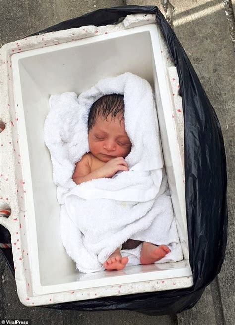 Newborn Baby Boy Found Alive In A Delivery Box After Being Abandoned In