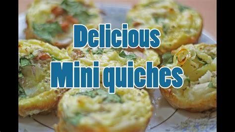 How To Make Delicious Mini Quiches Easily Youtube