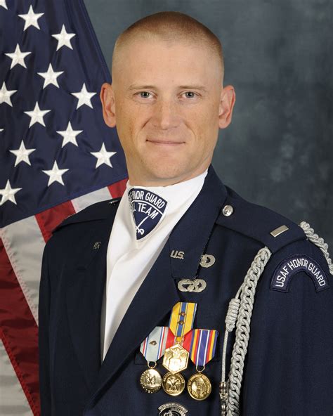 First Lieutenant Michael R Lemorie Air Force Honor Guard Display