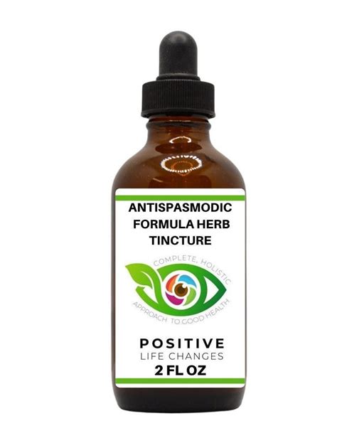 Antispasmodic Herbal Formula Tincture Oz Etsy