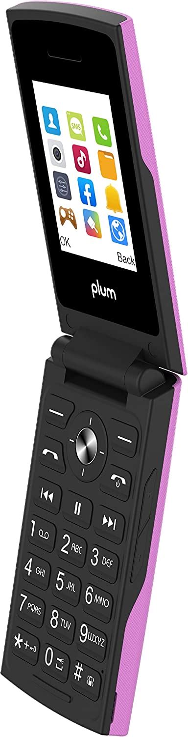 Buy Plum Flipper 4g Volte Unlocked Flip Phone 2022 Model Att Tmobile