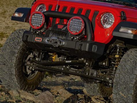 Arb Deluxe Stubby Front Bumper For 18 Up Jeep Wrangler Jl And 20 Up Gl