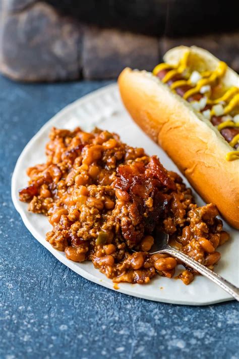 I'm not making baked beans from scratch and neither are you. BBQ Baked Beans with Bacon (Skillet Baked Bean Casserole)