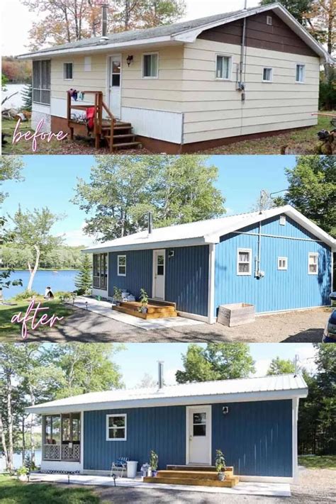 Must See Cottage Before And After Cottage Makeover Cottage Exterior