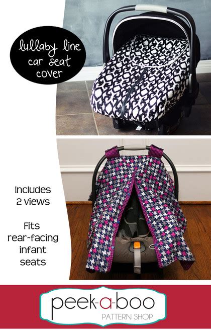 Lullaby Line Car Seat Cover Pattern Pdf Sewing Pattern