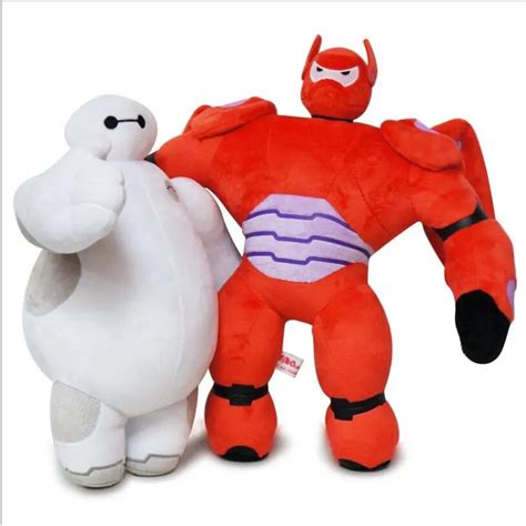2pcs White 30cm Red 36cm Baymax Plush Doll Of Movie Big Hero 6 Stuffed