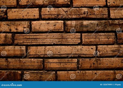 Old Brick Wall Pattern Background Stock Image Image Of Close Cement