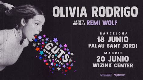 Olivia Rodrigo Guts World Tour 2024 Live Nation Spain