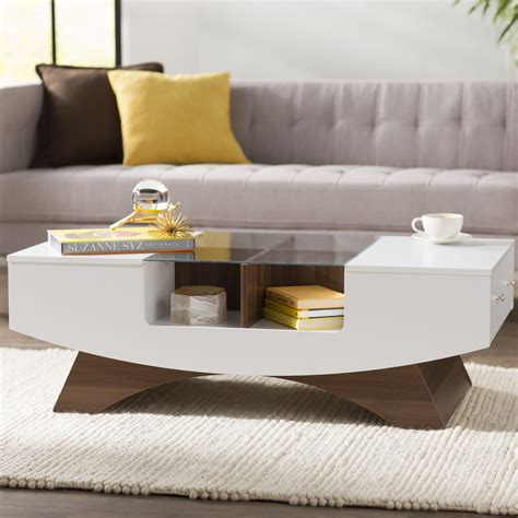 I'm currently on the hunt for a new round coffee table for our living room and let me tell you…they can be hard to find! Home & Kitchen Coffee Table For Living Room High Gloss ...