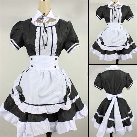 anime maid costume french maid outfit anime cosplay anime etsy
