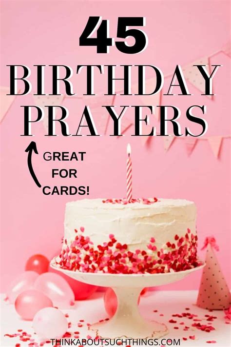 45 Powerful Birthday Prayers With Images Think About Such Things