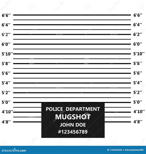 Police Lineup Or Mugshot Background Vector Illustration Cartoondealer