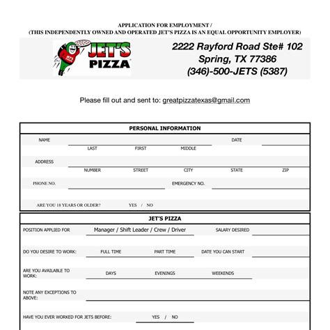APPLICATION - Jet's Pizza.pdf | DocDroid