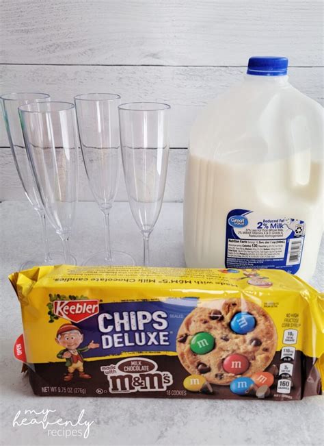 Milk And Cookie Drink For Kids On New Years My Heavenly Recipes