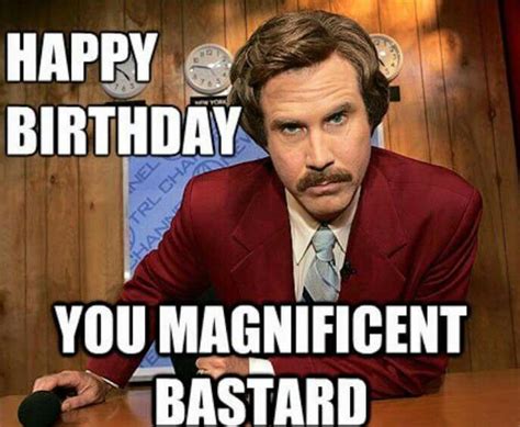 Ron Burgundy Birthday Memes Memestund