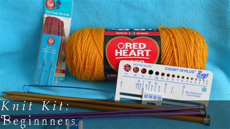 Knit Kit Beginners Knitting Starter Kit