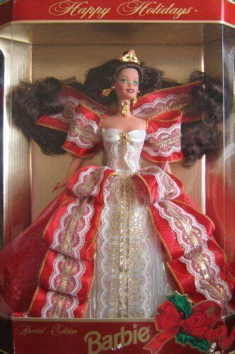 Looking back at barbie in the 60s, she looks fit to be the first lady of the united states. 1997 SPECIAL EDITION HAPPY HOLIDAYS BARBIE DOLL by MATTEL ...