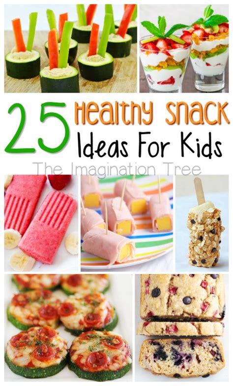 Encourage kids to choose a few pieces of produce and mix them together for a colorful snack. Healthy Snacks for Kids