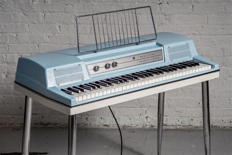 Baby Blue Wurlitzer 200a The Chicago Electric Piano Co