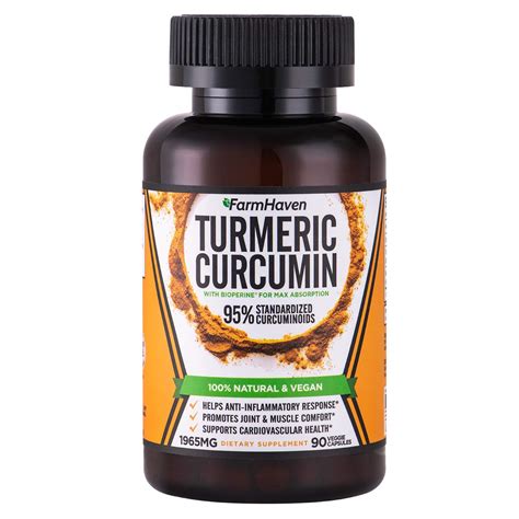 Buy Turmeric Curcumin With BioPerine Mg High Absorption Potency