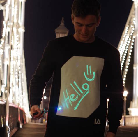 Unisex Interactive Glow In The Dark Sweatshirt By Illuminated Apparel ...