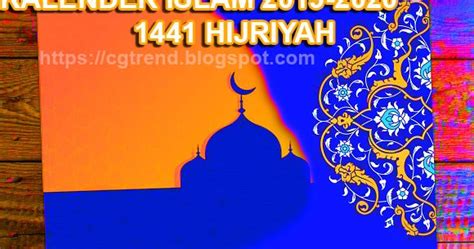 Kalender Islam Tahun Hijriyah 1441 20192020 Cgtrend