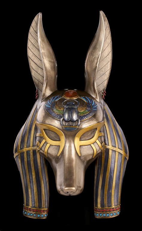 Anubis Mask Egyptian God Of Death Rituals Figuren Shopde