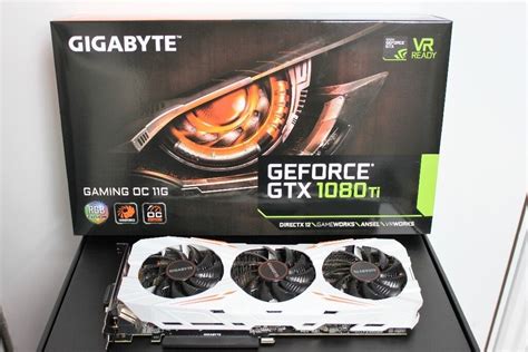 Gigabyte Nvidia Geforce Gtx 1080 Ti Gaming Oc 11g Gddr5x Graphics Card